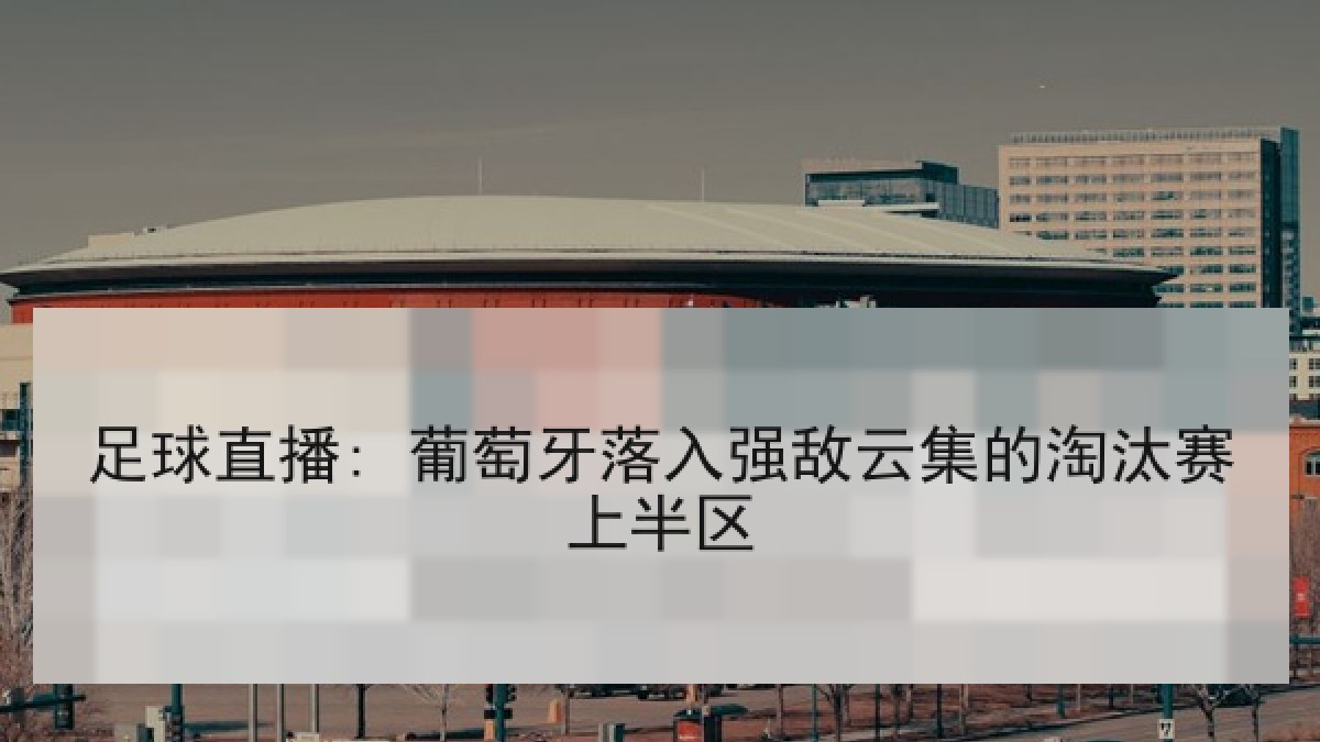 足球直播: 葡萄牙落入强敌云集的淘汰赛上半区